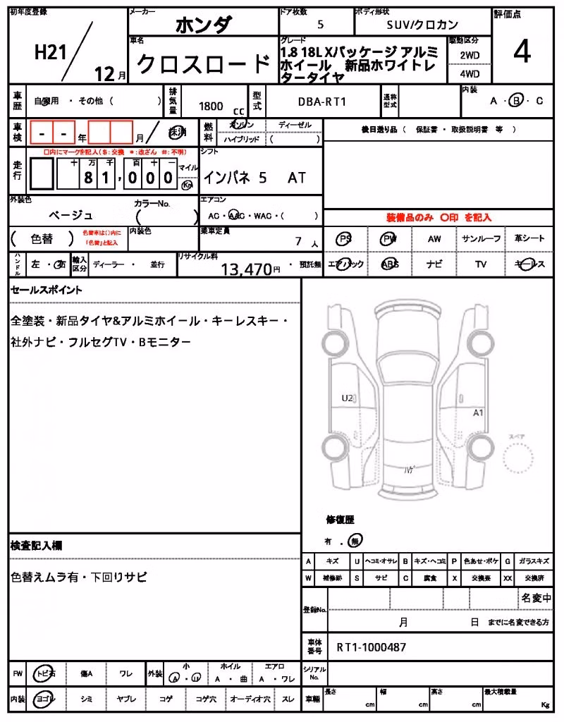 HONDA CROSSROAD