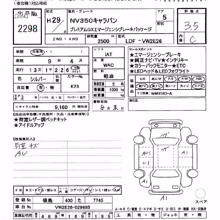 NISSAN NV350 CARAVAN