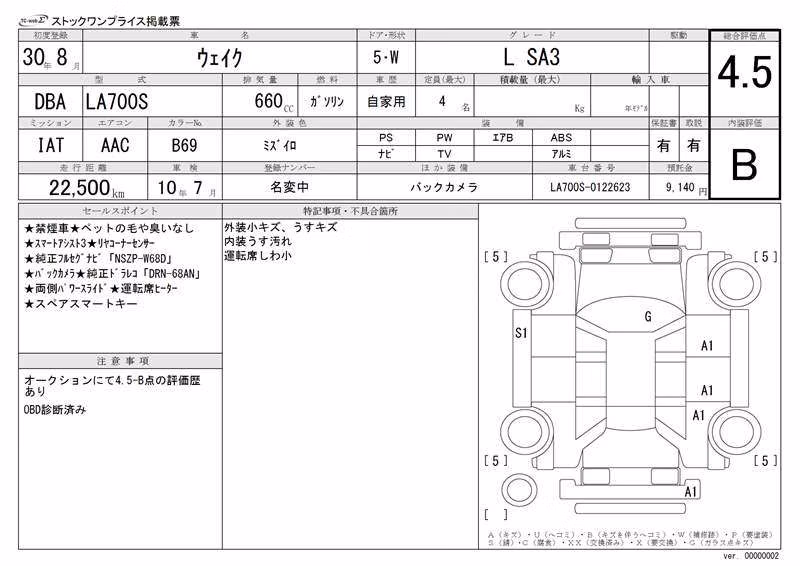 DAIHATSU WAKE