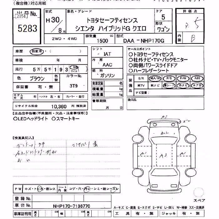 TOYOTA SIENTA