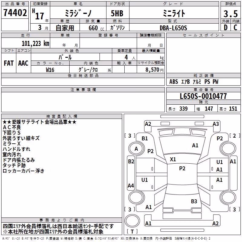 DAIHATSU MIRA GINO