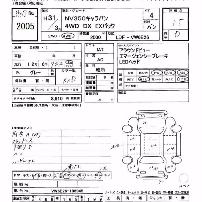 NISSAN NV350 CARAVAN