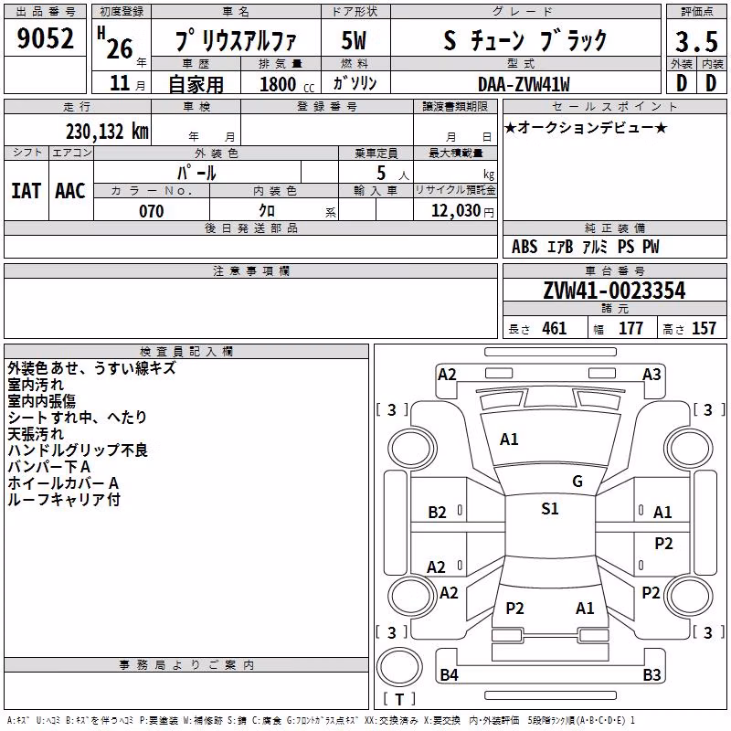 TOYOTA PRIUS ALPHA