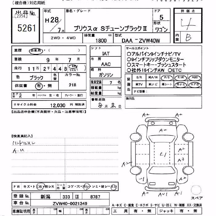 TOYOTA PRIUS ALPHA