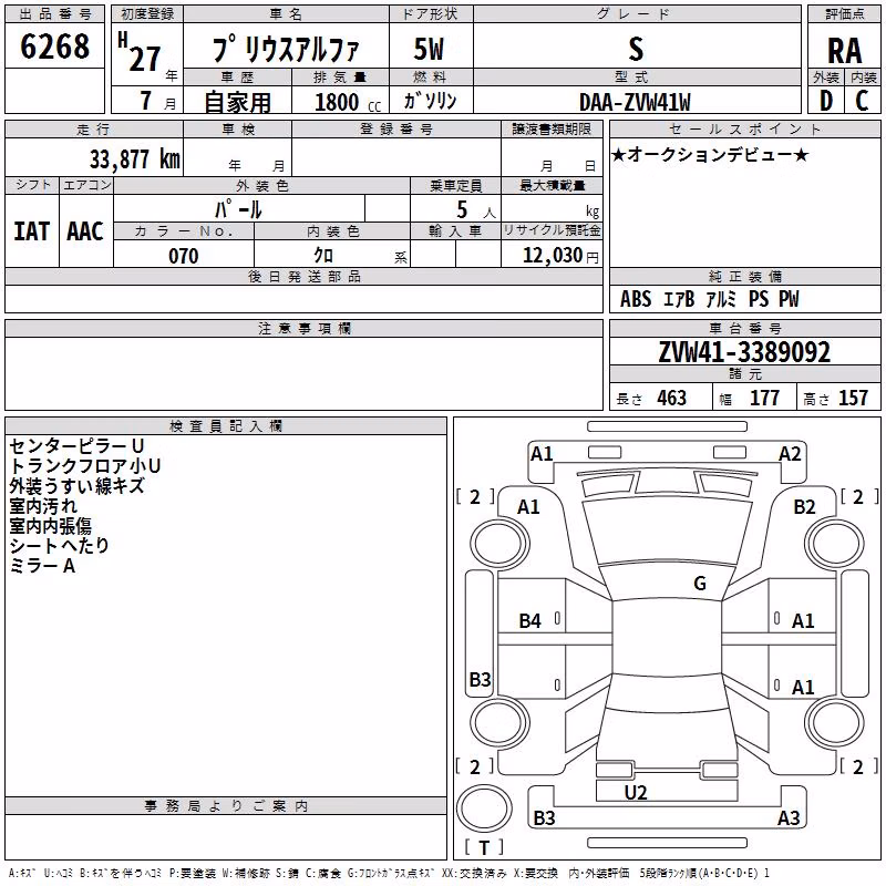 TOYOTA PRIUS ALPHA