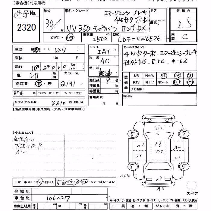 NISSAN NV350 CARAVAN
