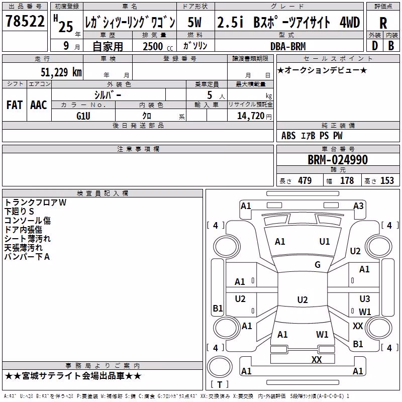 SUBARU LEGACY
