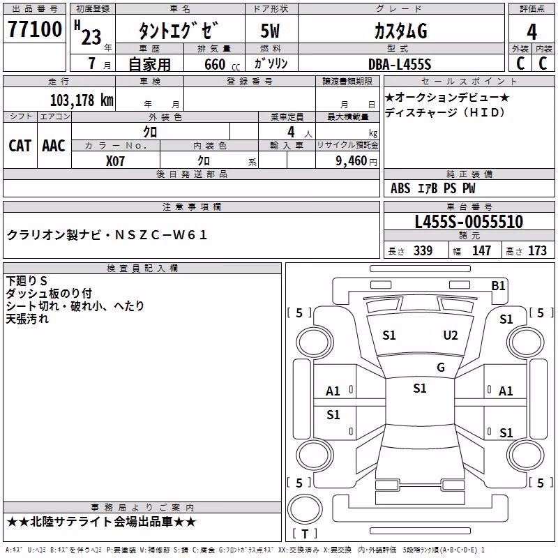 DAIHATSU TANTO EXE