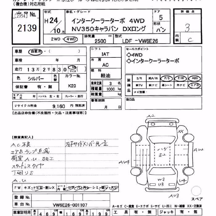 NISSAN NV350 CARAVAN