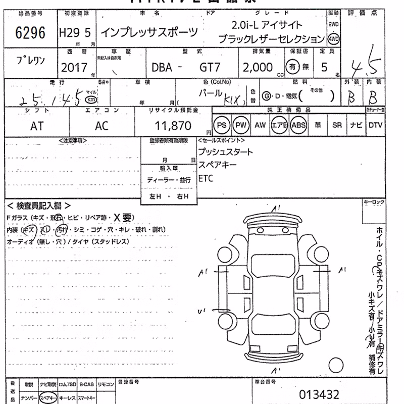 SUBARU XV