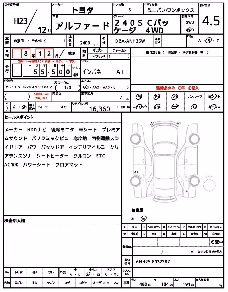 TOYOTA ALPHARD
