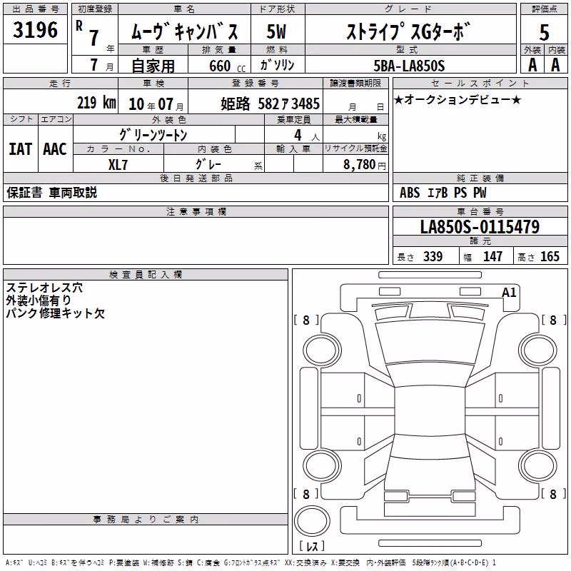 DAIHATSU MOVE CANBUS