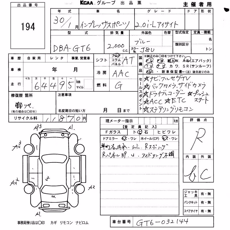 SUBARU IMPREZA