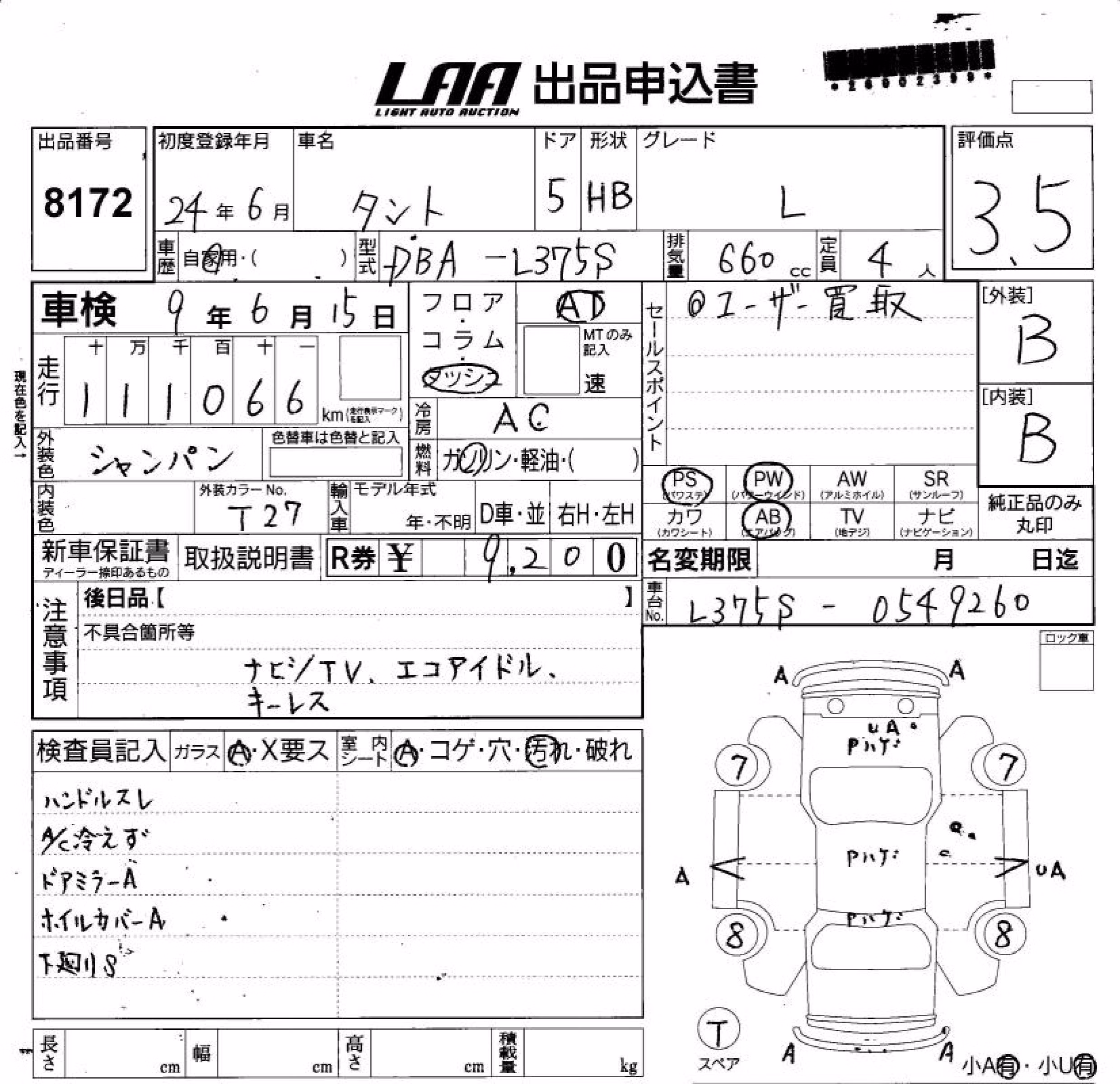 DAIHATSU TANTO