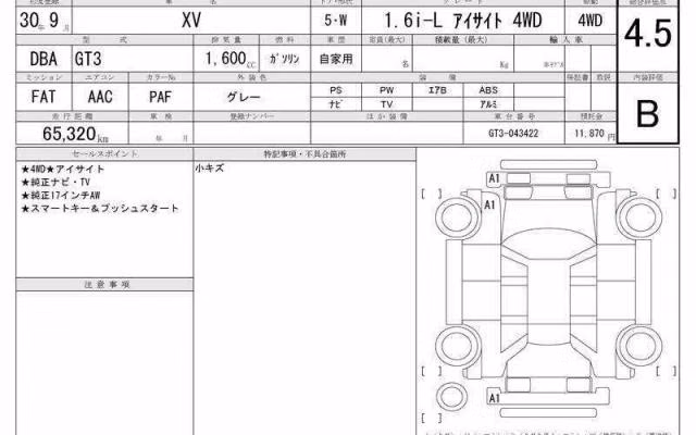 SUBARU XV