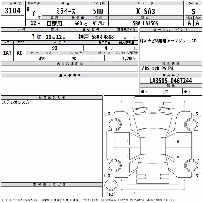 DAIHATSU MIRA E:S