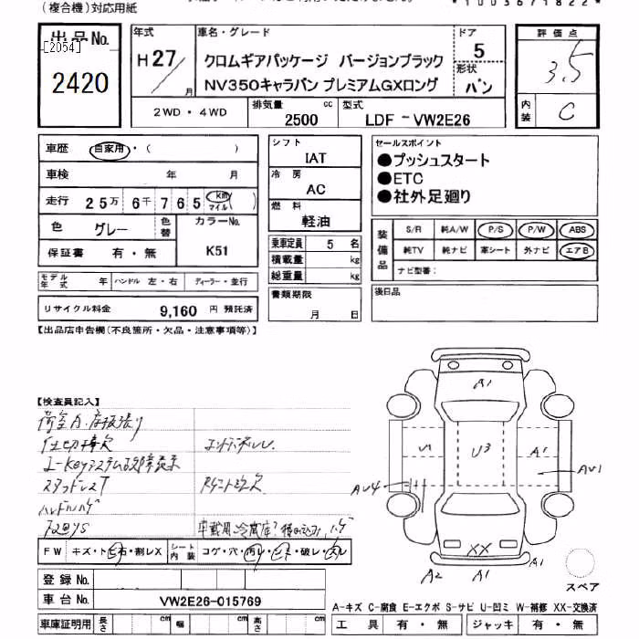 NISSAN NV350 CARAVAN