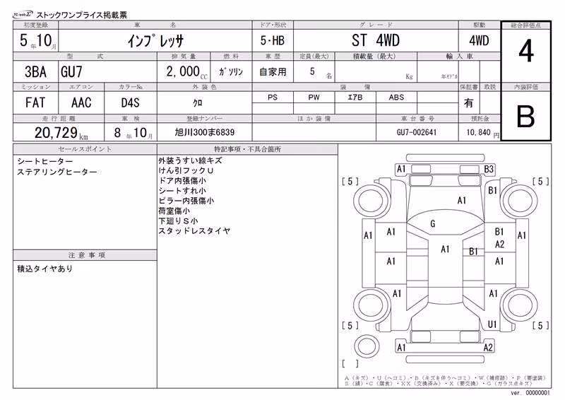 SUBARU IMPREZA