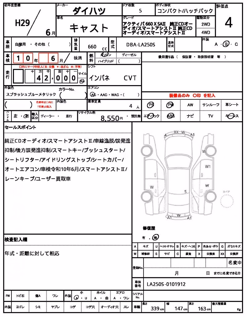 DAIHATSU CAST