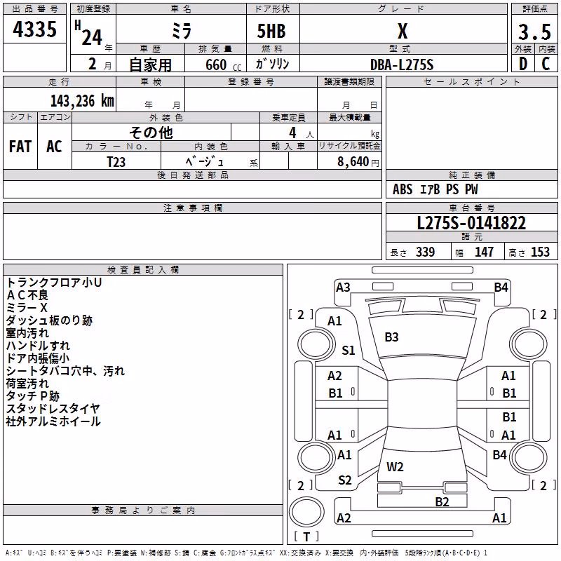 DAIHATSU MIRA