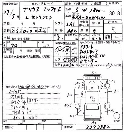 TOYOTA PRIUS ALPHA