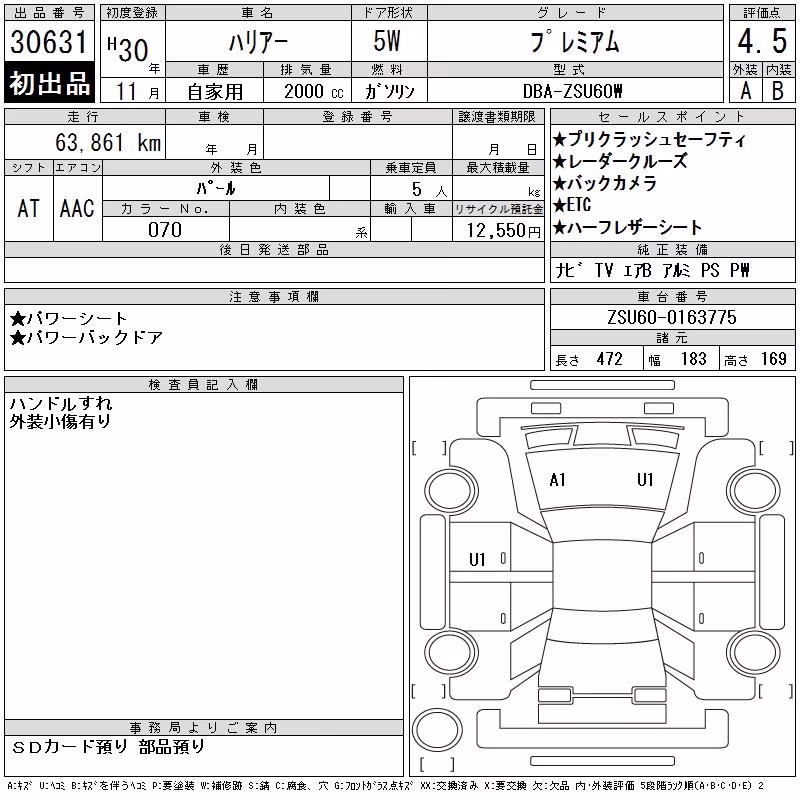 TOYOTA HARRIER