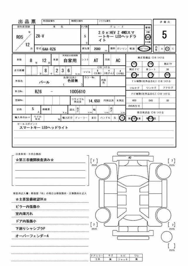 HONDA ZR-V