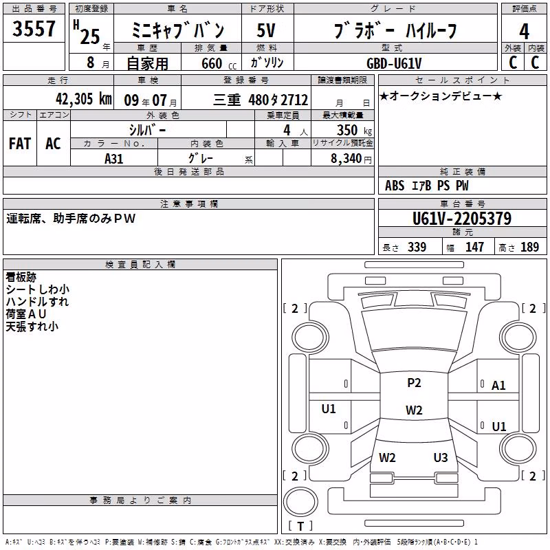 MITSUBISHI MINICAB