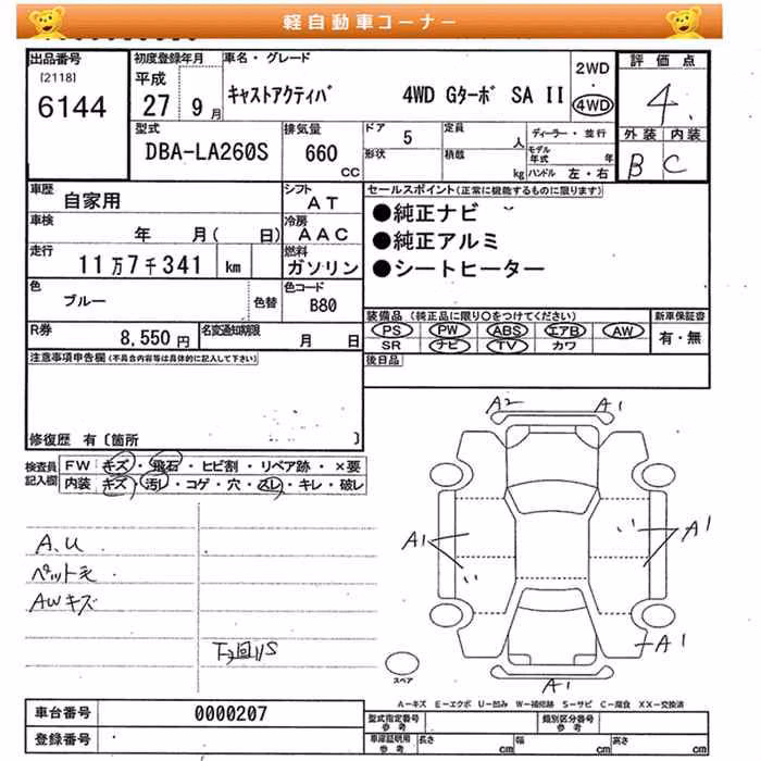 DAIHATSU CAST