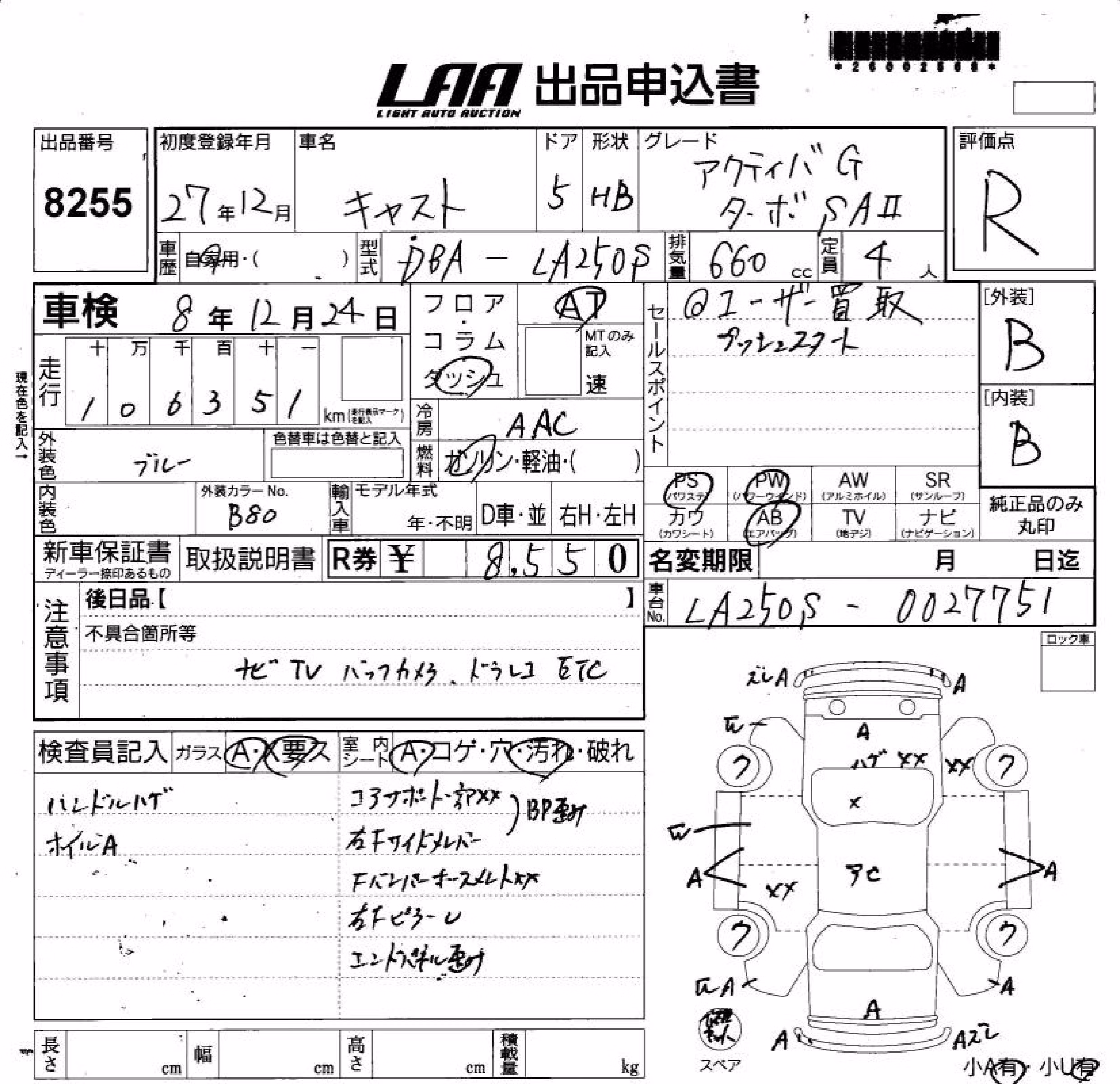DAIHATSU CAST