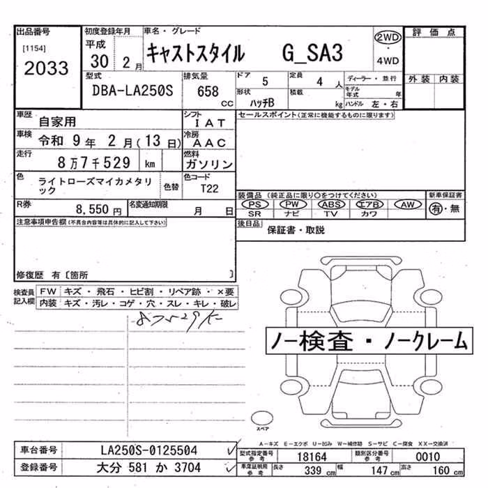 DAIHATSU CAST