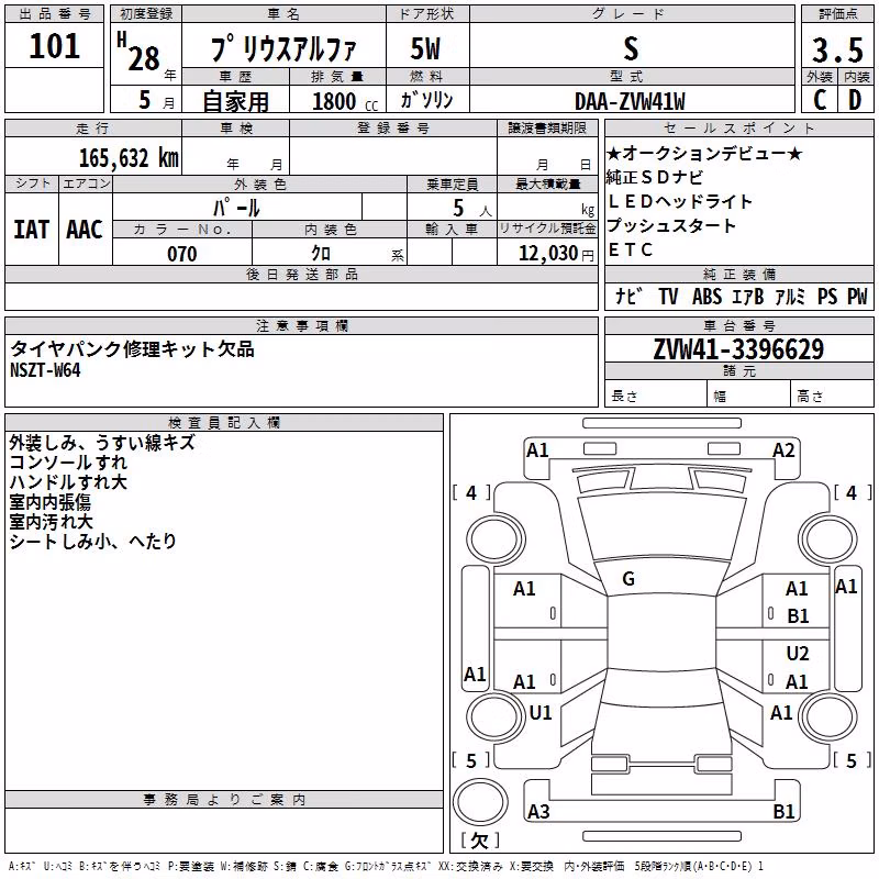 TOYOTA PRIUS ALPHA