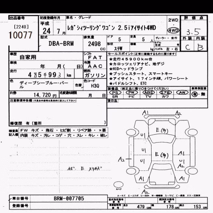 SUBARU LEGACY