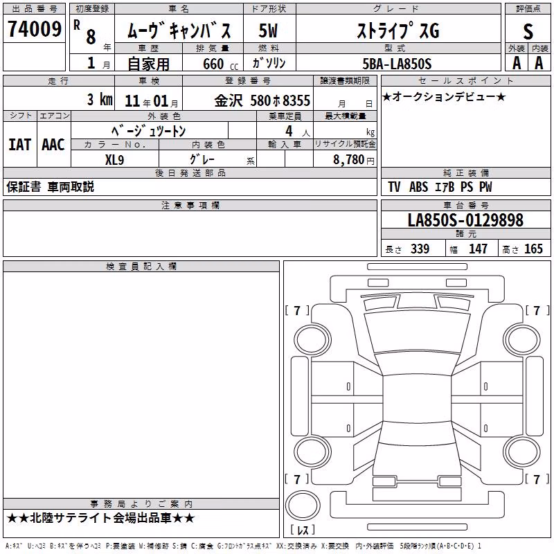 DAIHATSU MOVE CANBUS