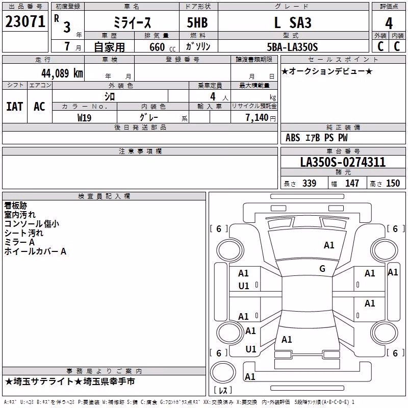 DAIHATSU MIRA E:S