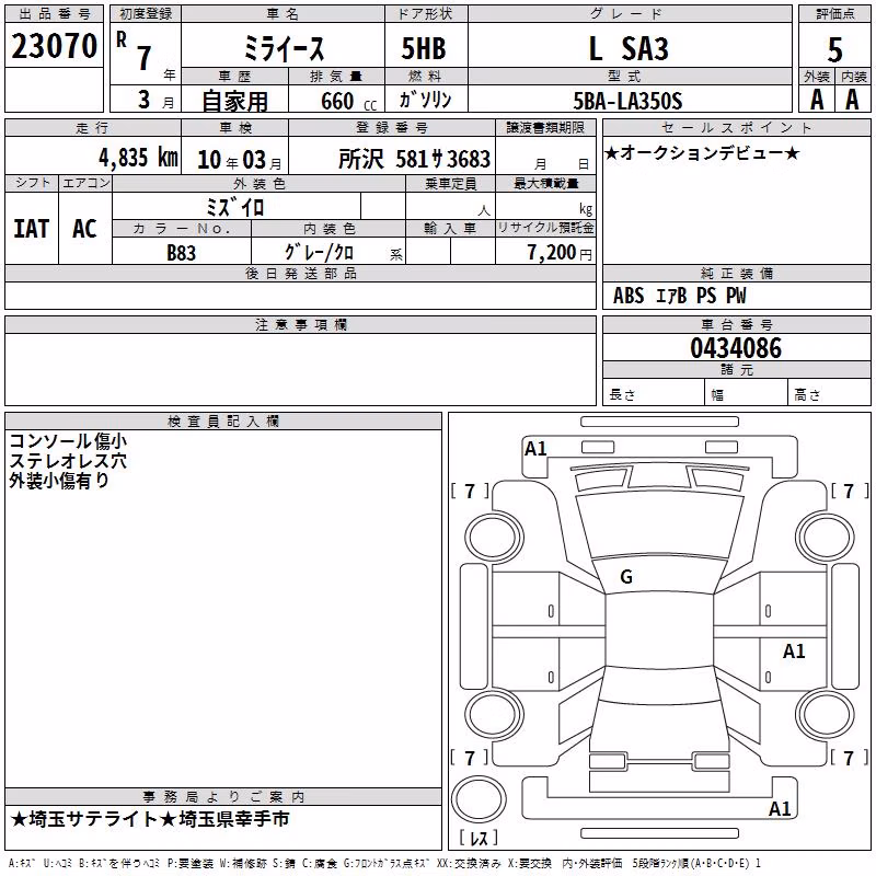 DAIHATSU MIRA E:S