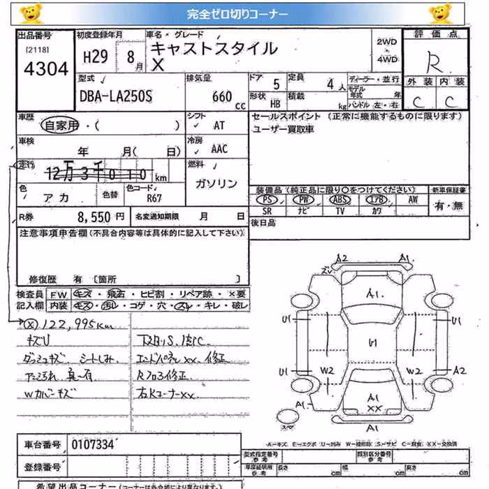 DAIHATSU CAST
