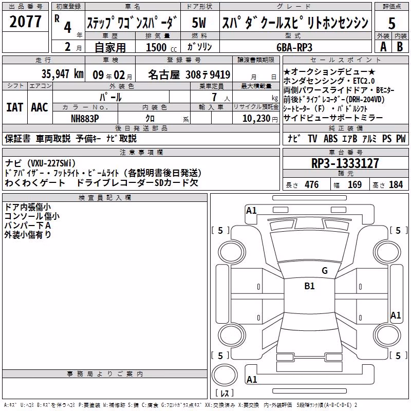 HONDA STEPWGN