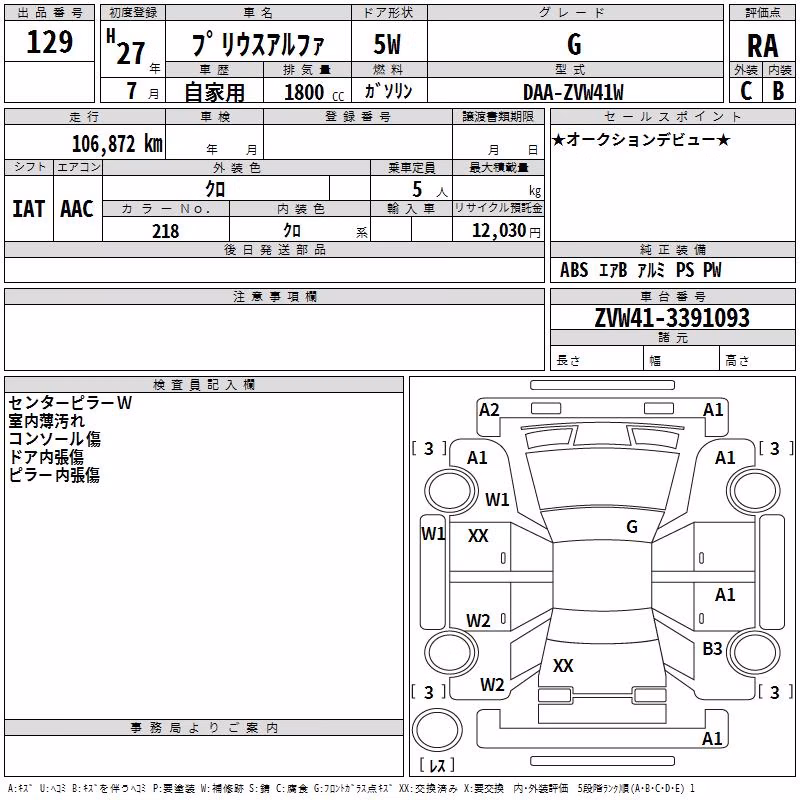 TOYOTA PRIUS ALPHA