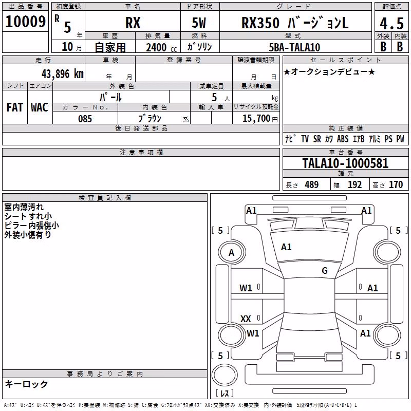LEXUS RX350