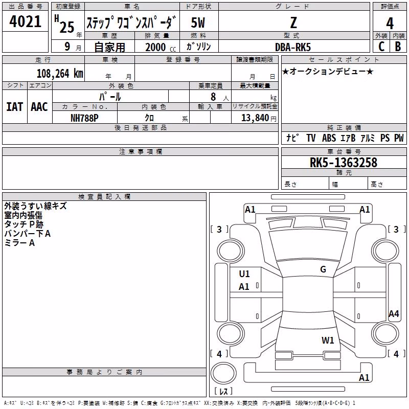 HONDA STEPWGN