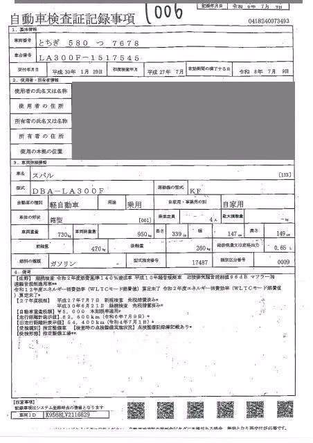 SUBARU PLEO PLUS