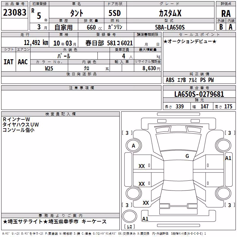 DAIHATSU TANTO