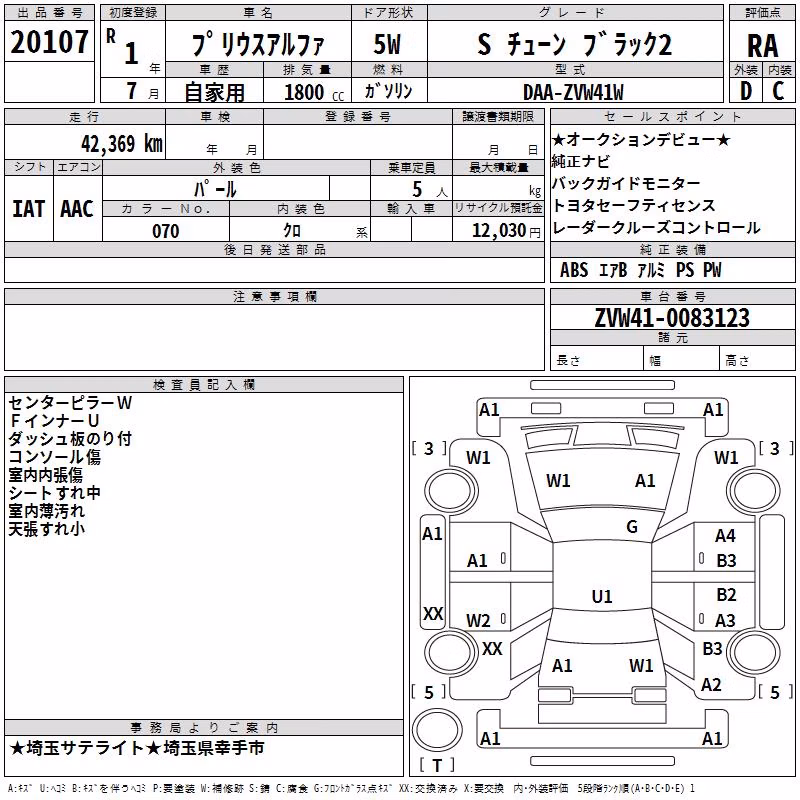 TOYOTA PRIUS ALPHA