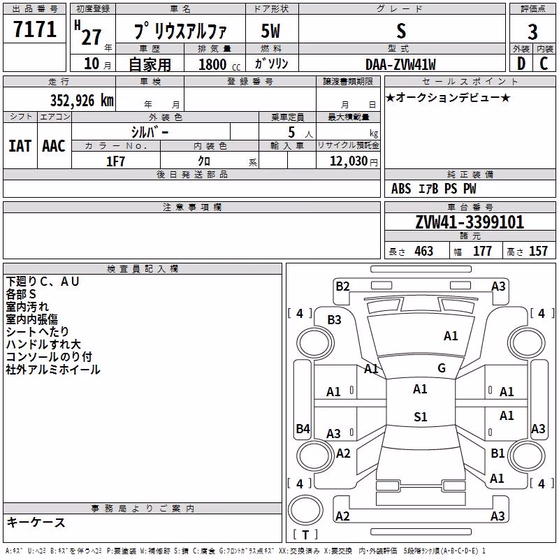 TOYOTA PRIUS ALPHA