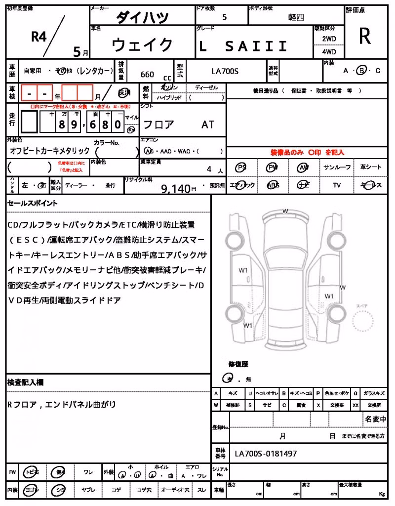 DAIHATSU WAKE