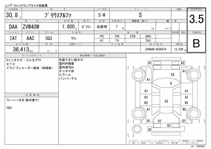 TOYOTA PRIUS ALPHA