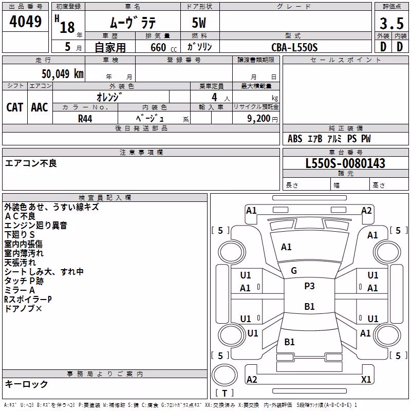 DAIHATSU MOVE LATTE