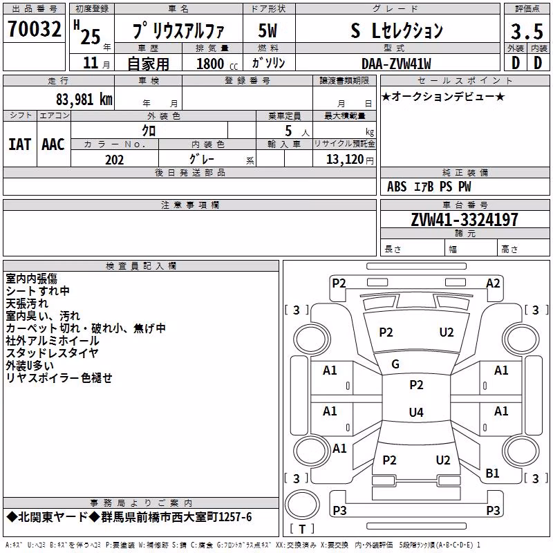 TOYOTA PRIUS ALPHA