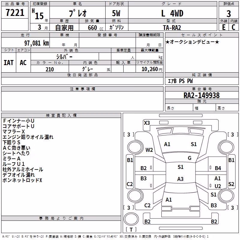 SUBARU PLEO